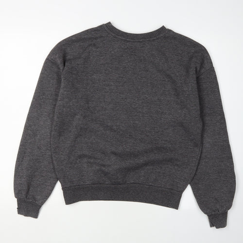 NASA Unisex Grey Logo Graphic Sweatshirt, Size 8, Pullover