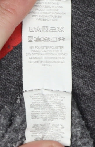 NASA Unisex Grey Logo Graphic Sweatshirt, Size 8, Pullover
