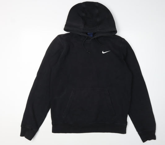 Nike Men's Black Pullover Hoodie Size S with Logo