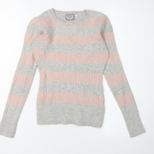 Arabella and Addison Women's Striped Pullover Jumper S