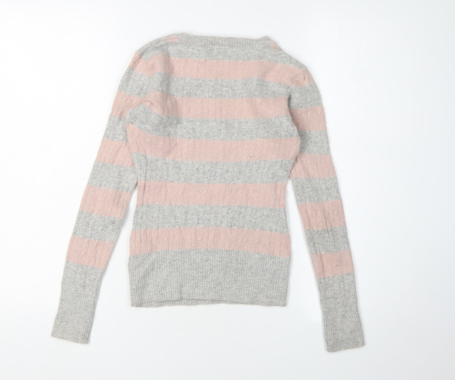 Arabella and Addison Women's Striped Pullover Jumper S