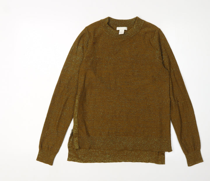 H&M Women's Brown Pullover Jumper XS