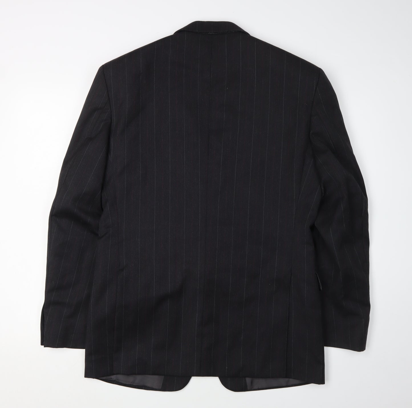 Bernhardt Men's Black Blazer, Size 38R, Striped Formal