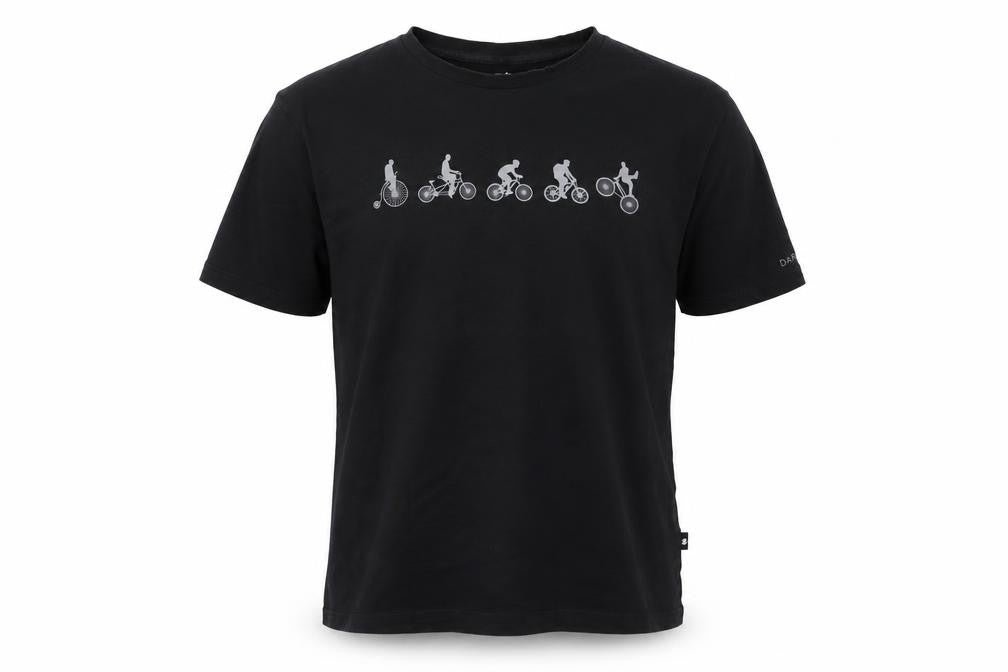 Dare 2b Men's Black L Short Sleeve Cotton T-Shirt