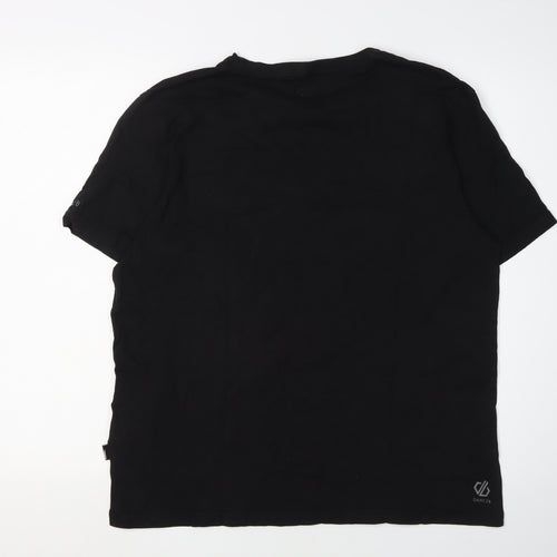 Dare 2b Men's Black L Short Sleeve Cotton T-Shirt