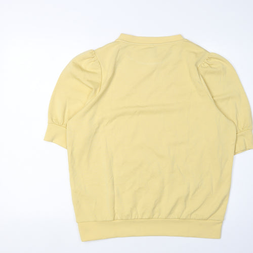 Women's Yellow Modal Blend Pullover Sweatshirt M