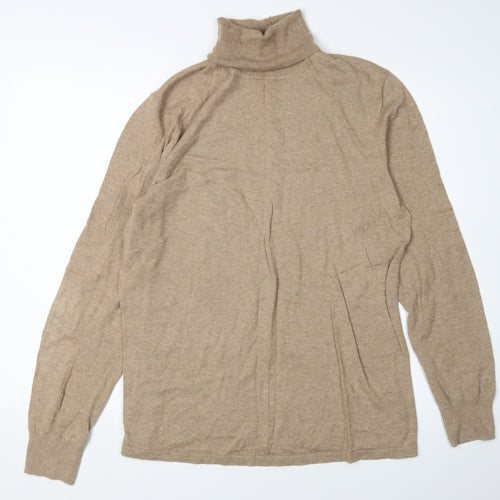 Scotch & Soda Women's Beige Roll Neck Jumper, L