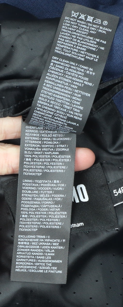 Jacamo Men's Blue Blazer, Size 54R, Formal Two-Button