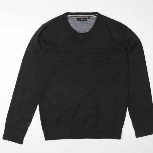 Brave Soul Men's Black Medium Pullover Jumper