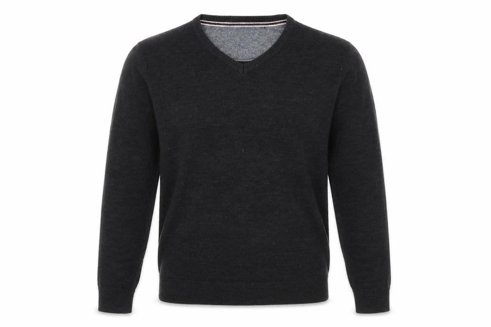 Front view of Brave Soul Men's Black Medium jumper