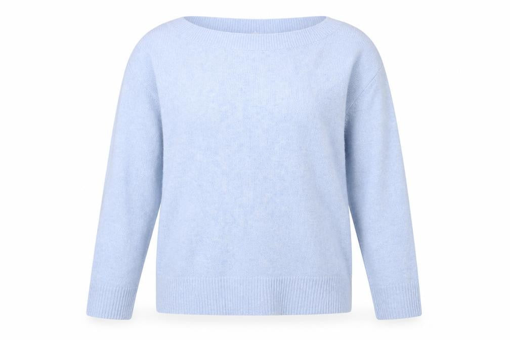 Front view of ICHI Women's Blue XS jumper