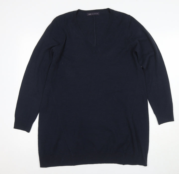 Marks and Spencer Women's Black Pullover Jumper, Size 12