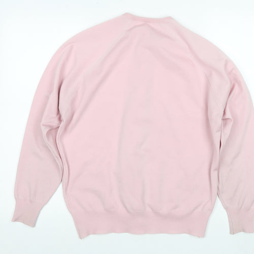 Littlewoods Women's Pink Cardigan, Size 14, Geometric Knit
