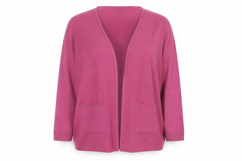 Time and Tru Women's Pink Cardigan, Size 20, V-Neck