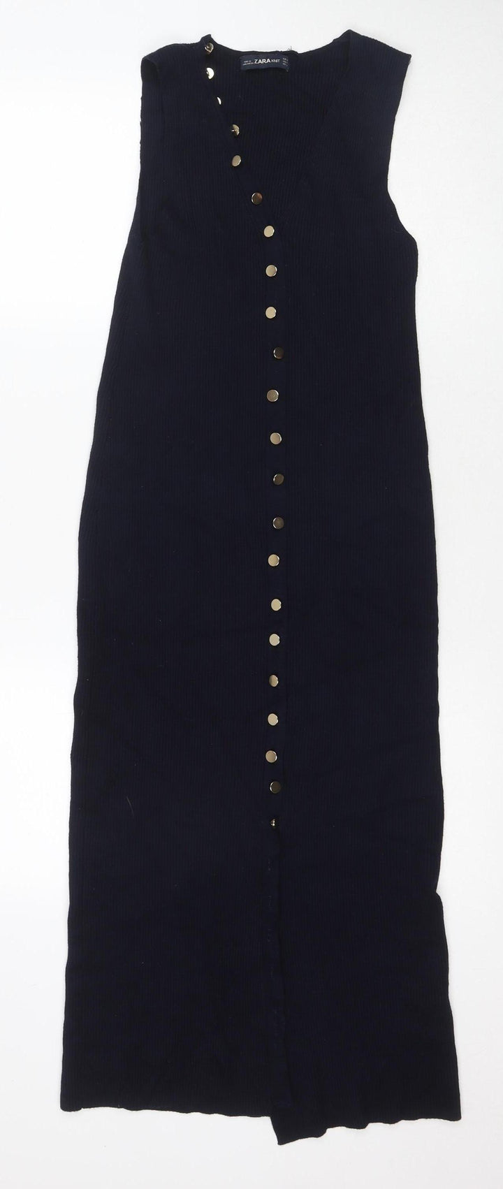 Zara Women's Black Bodycon Dress M, Midi, Casual Wear