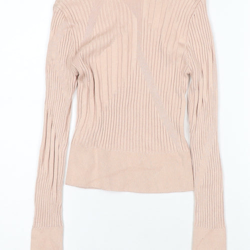 Topshop Women's Beige Knit Top UK Size 6