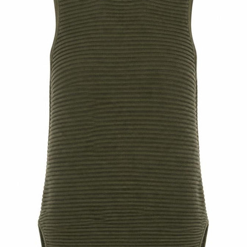 Topshop Women's Green Knit Vest Jumper Size 8