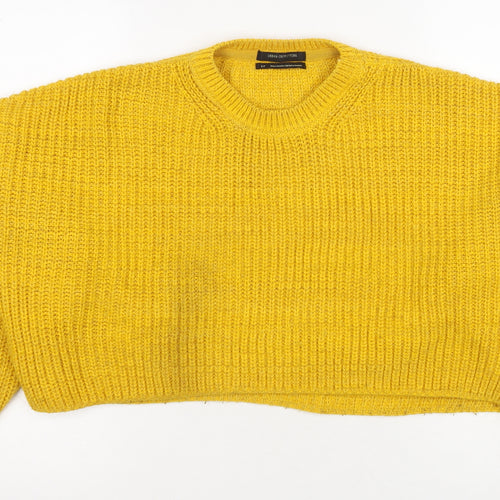 Urban Outfitters Women's Yellow Pullover Jumper S