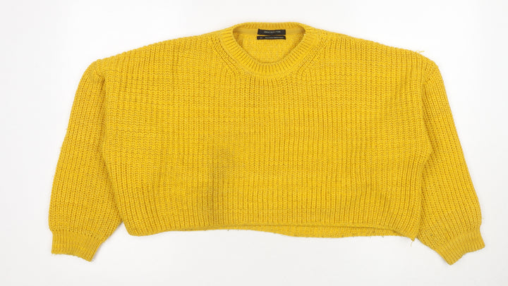 Urban Outfitters Women's Yellow Pullover Jumper S