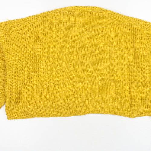 Urban Outfitters Women's Yellow Pullover Jumper S