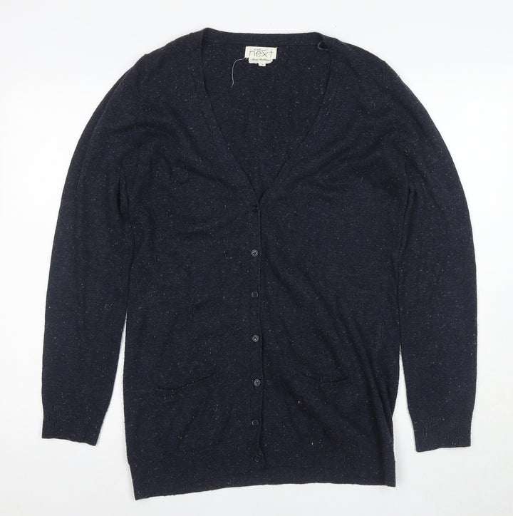 Next Women's Black V-Neck Cardigan Size 10