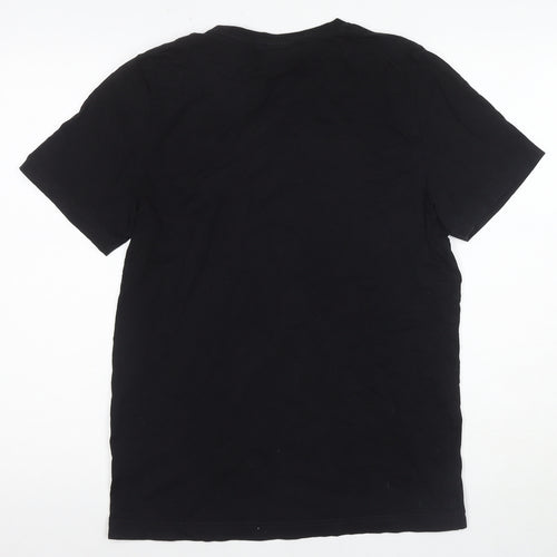 St. Pauli Men's Black Graphic Skull T-Shirt, Size S, Short Sleeve