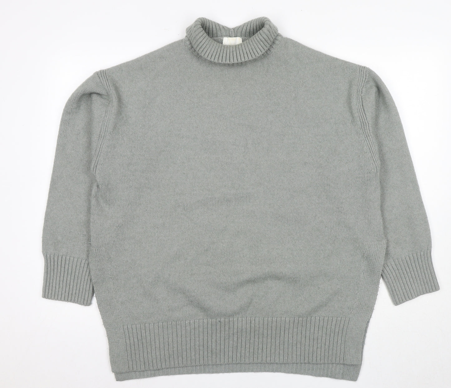 H&M Women’s Grey Pullover Jumper - Size 20 Roll Neck