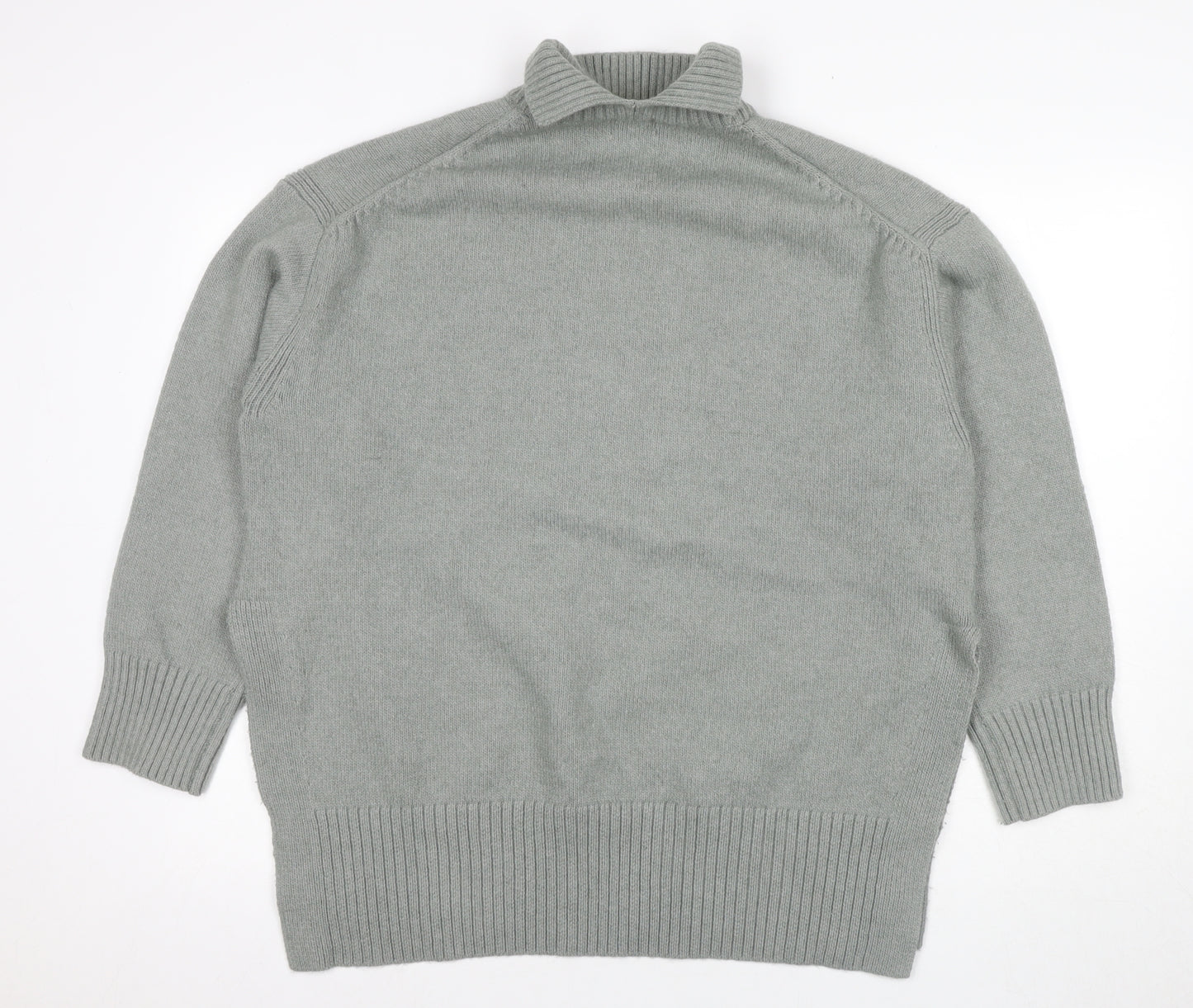 H&M Women’s Grey Pullover Jumper - Size 20 Roll Neck