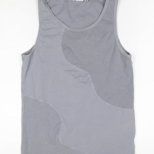 ASOS Unisex Grey Tank Top M - Casual Jersey Sleeveless