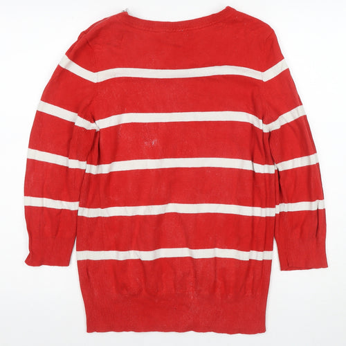 The Collection Red Striped Women's Jersey Blouse Size 16