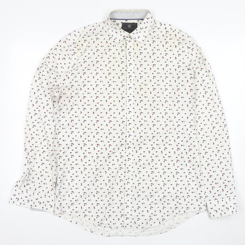 Marks and Spencer Men's Multicoloured Slim Fit Shirt