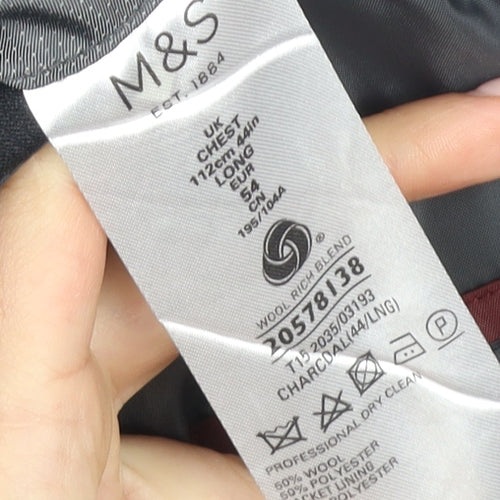 Marks and Spencer Black 44L Blazer, Men's Formal Wear