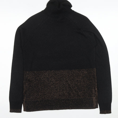 Next Women's Black High Neck Jumper - Size 8