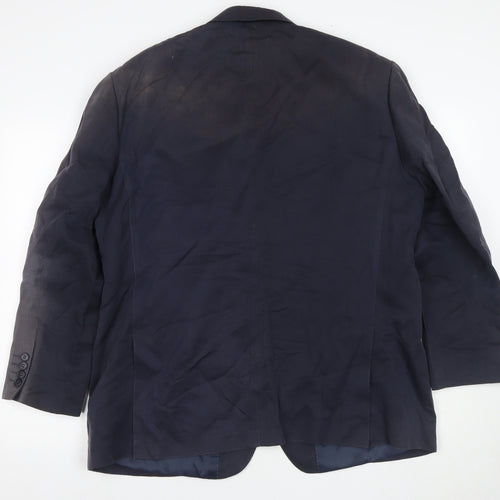 Marks and Spencer Men's Blue Blazer 46 Short