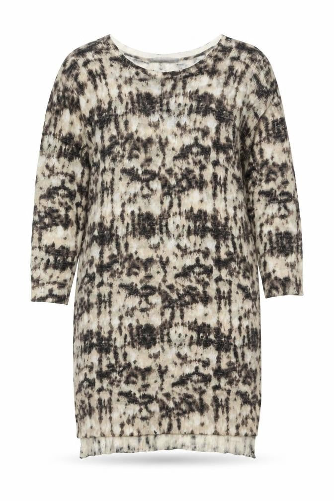 Front view of Marks & Spencer Grey Knit Dress, size 10, Women's
