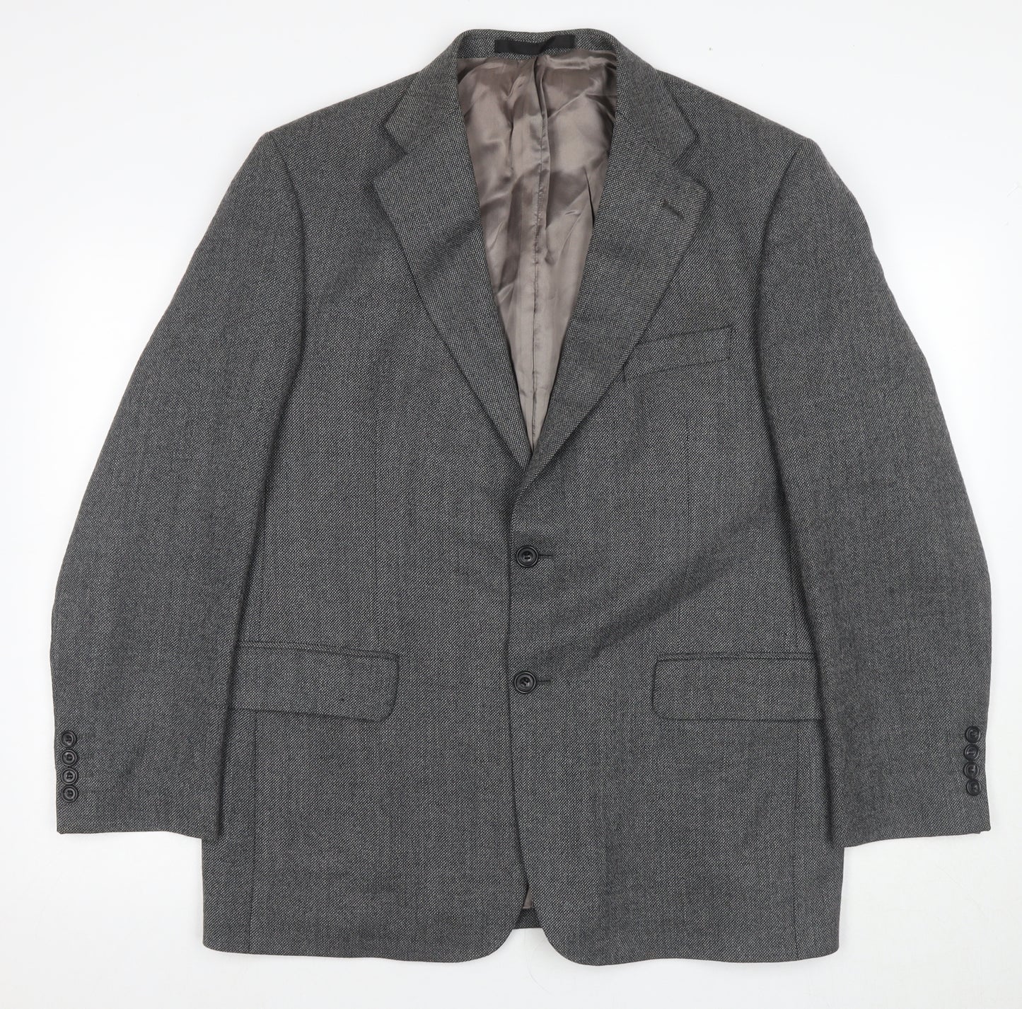 Marks and Spencer Men's Grey Blazer, 42R, Classic Style
