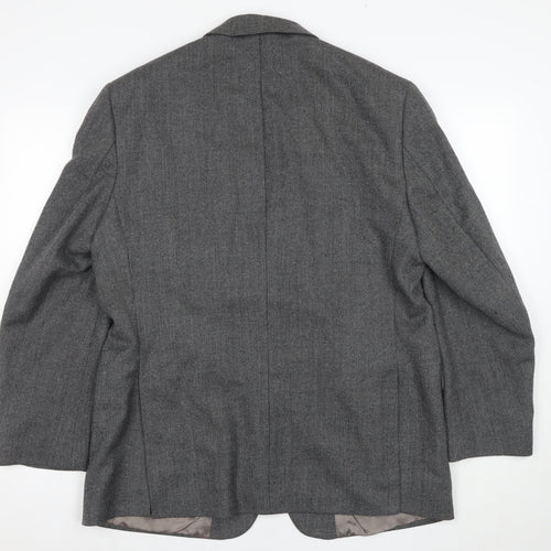 Marks and Spencer Men's Grey Blazer, 42R, Classic Style