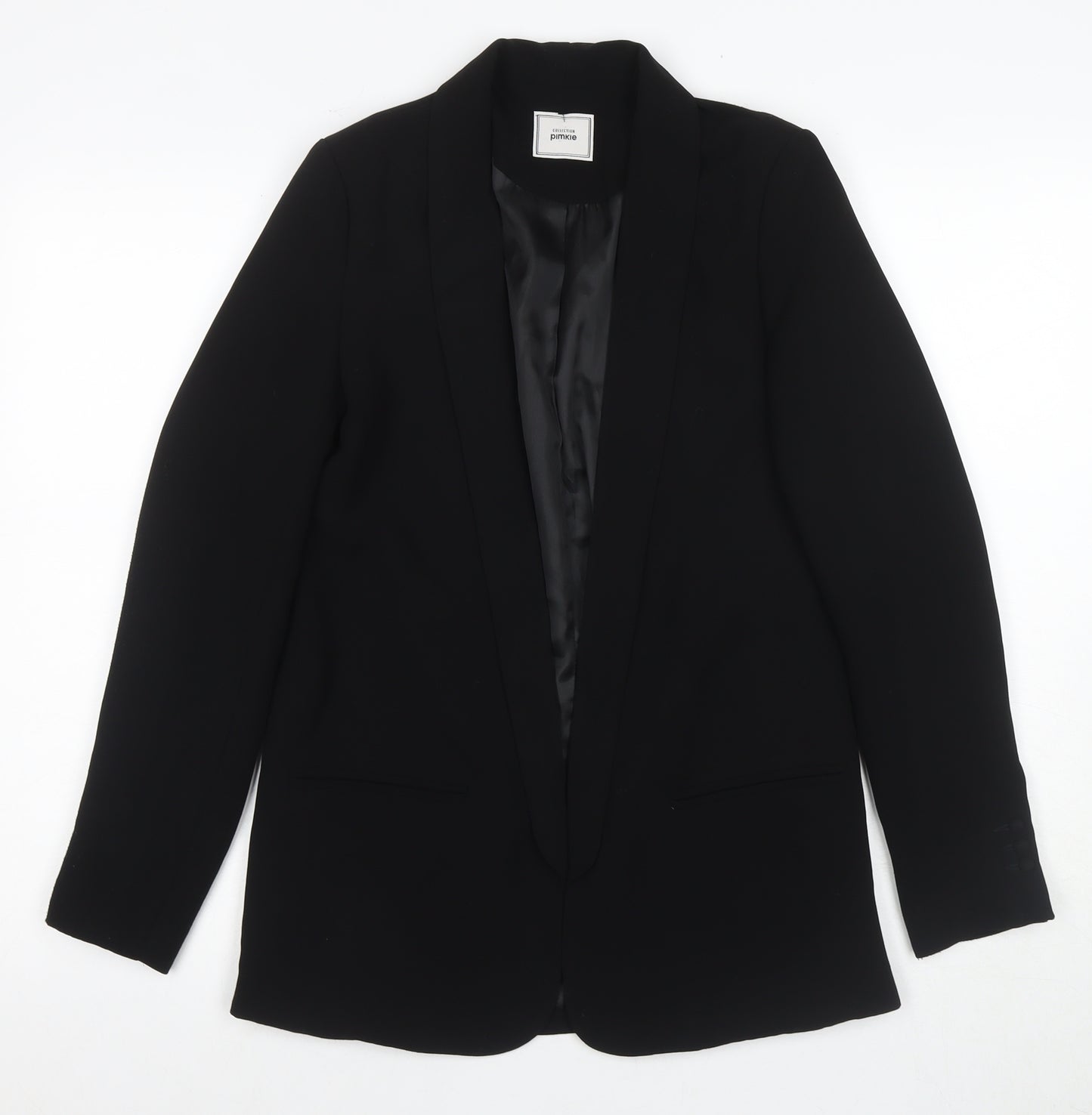Pimkie Women's Black Shawl Lapel Blazer, Size S
