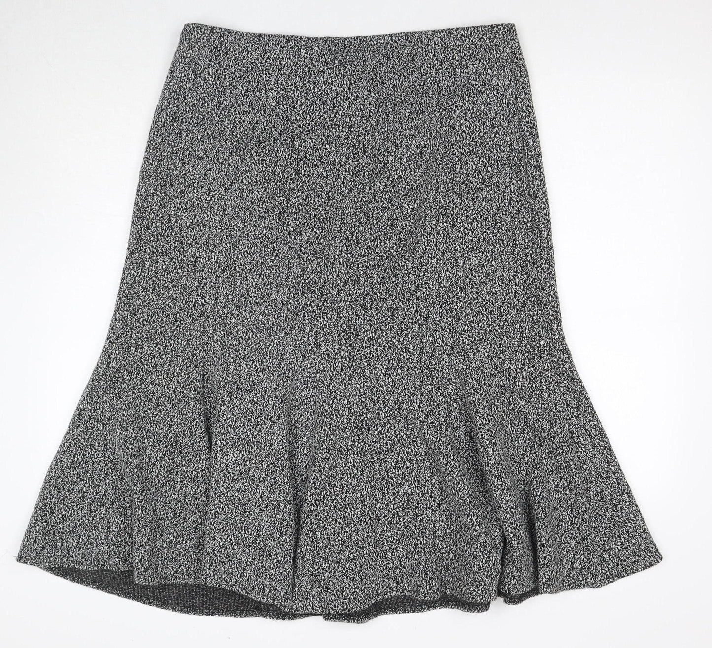 Roman Originals Women's Black Trumpet Midi Skirt Size 18