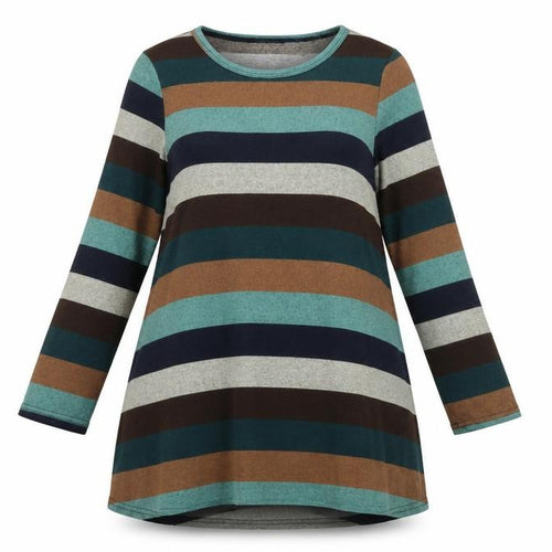 Apricot Women's Multicolour Striped Trapeze Dress Size 12