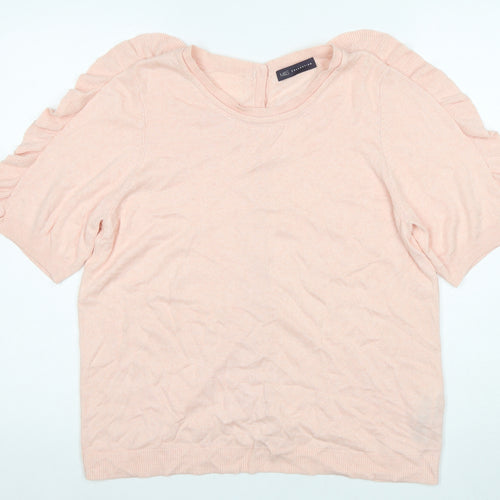 Marks and Spencer Women's Pink Blouse - Size 16