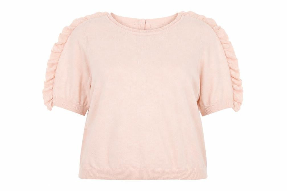 Front view of Marks & Spencer Women's Pink Blouse -, size 16