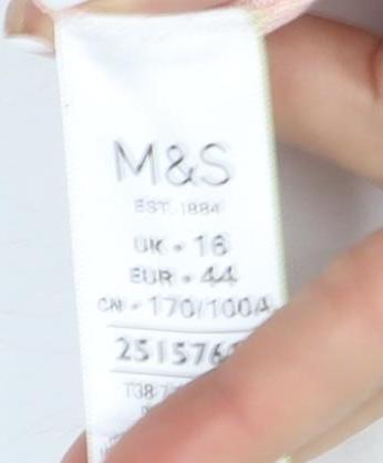 Marks and Spencer Women's Pink Blouse - Size 16