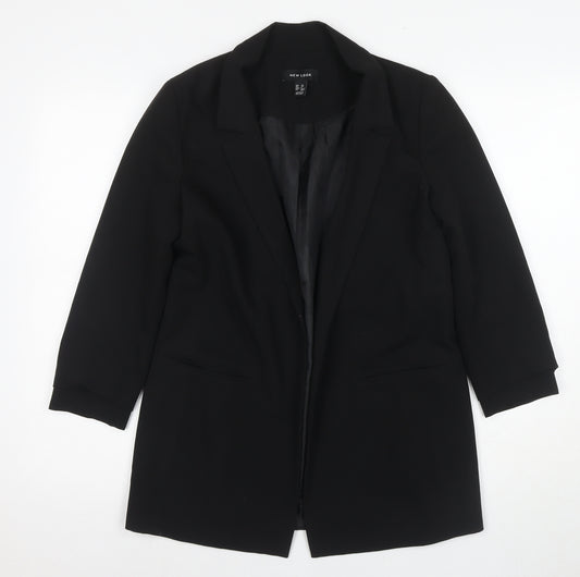 New Look Women's Black Blazer Size 10 Formal