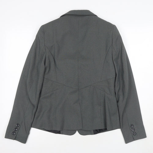 BHS Grey Women's Suit Jacket Size 10 Classic Fit