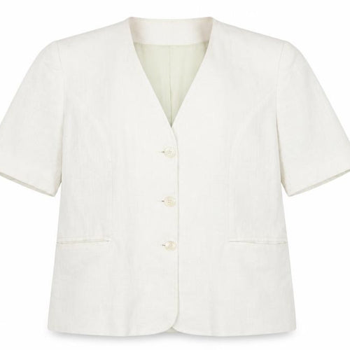 Debenhams Women’s Ivory Linen Suit Jacket Size 14
