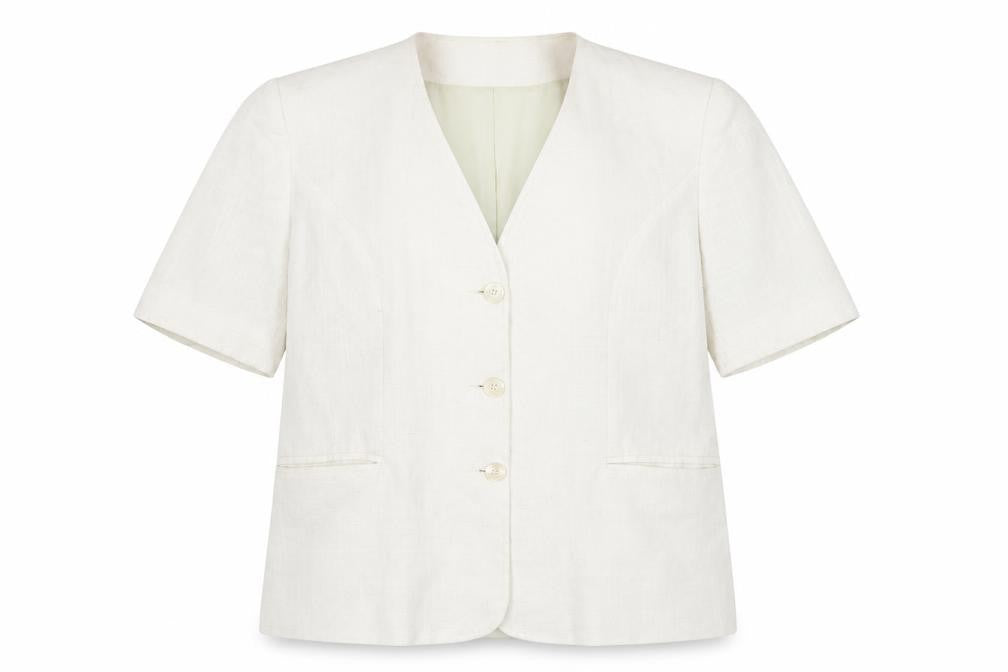 Debenhams Women’s Ivory Linen Suit Jacket Size 14