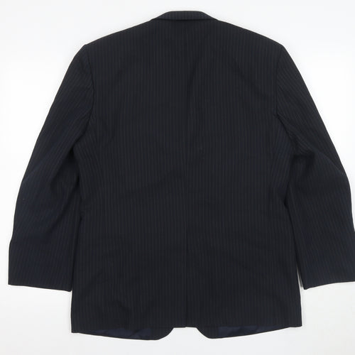 Jonathan Adams Men's Black Pinstripe Blazer Size 38S