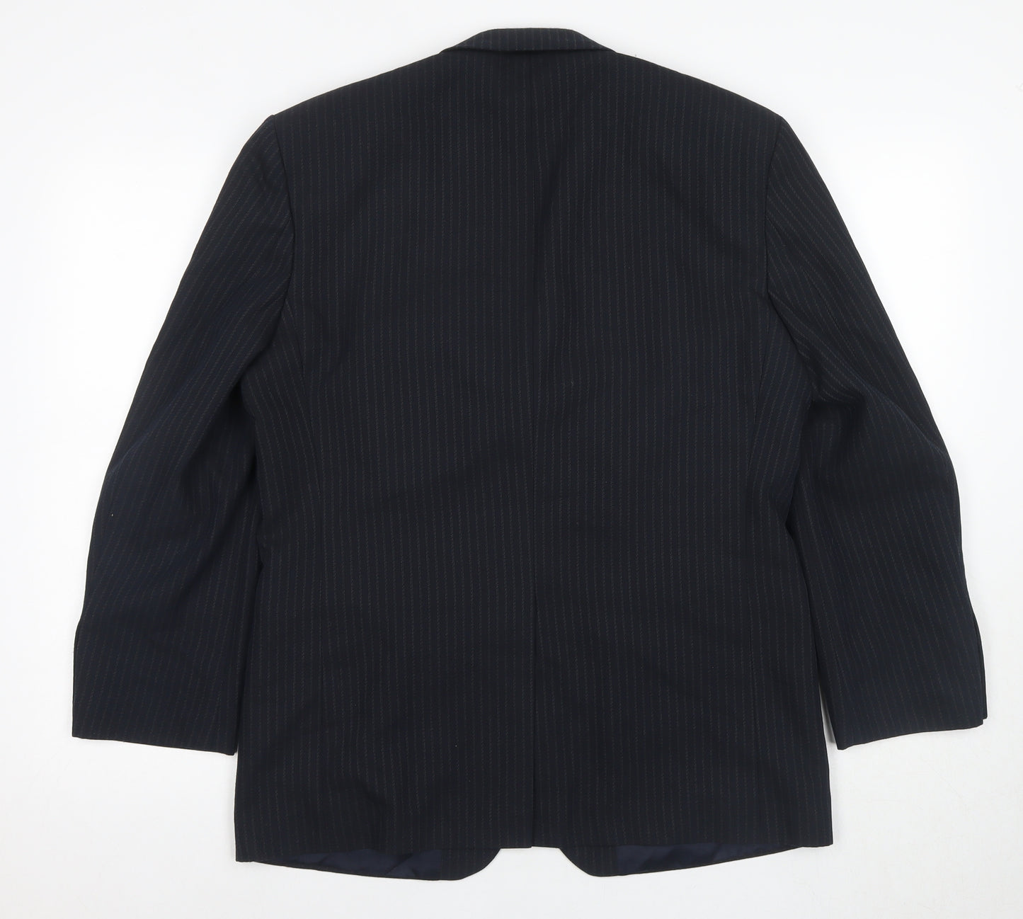 Jonathan Adams Men's Black Pinstripe Blazer Size 38S