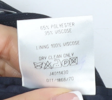 Jonathan Adams Men's Black Pinstripe Blazer Size 38S